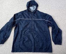 Navy Rain Jacket / Unisex Festival Jacket