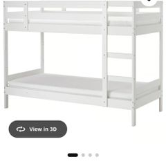 Bunk Beds "MYDAL", White, 90 x 200cm