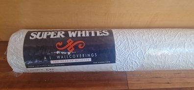 1 roll white wall covering
