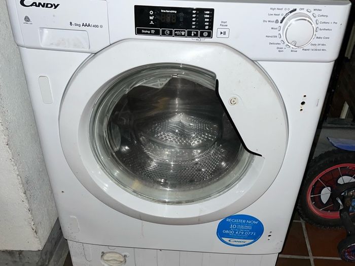 FOR PARTS ONLY (CANDY 8kg5Kg  Washer & Dryer) Parts are available in stock