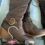 Four Pairs of Boots. 2 Tall boots 2 knee Boots Image 5