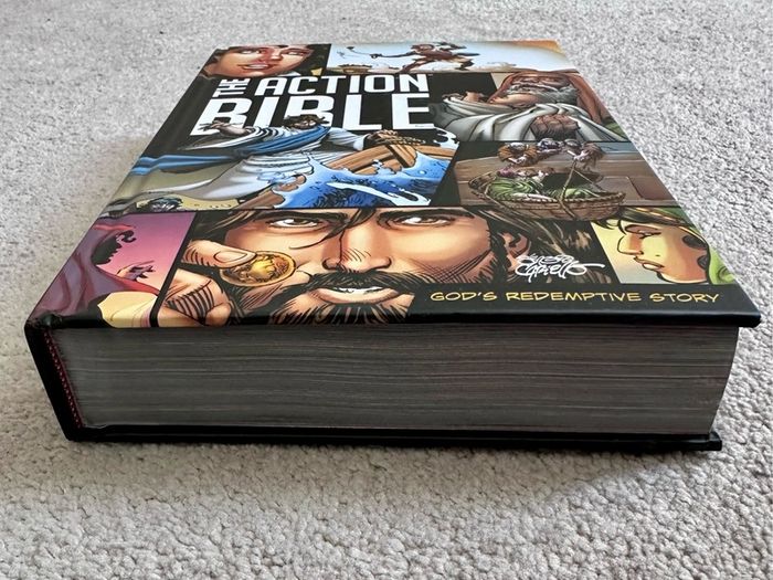 Perfect 1st Communion Keepsake The Action Bible Hardcover Comic for kids