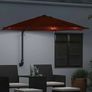 Garden Parasol Manual Terracotta 248 x 248 x 148 cm Image 4
