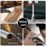 Carbide Rotary Burr Set, 10 pcs Double Cut Tungsten Steel Dremel Rotary Tool Bits with 3mm (1/8 inch) Shank, Die Grinder Bits for DIY Woodworking Carving, Drilling, Engraving, Metal Polishing Image 2