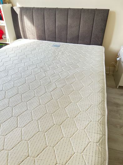 king size bed and mattress