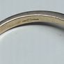 Vintage 9ct Gold Three Stone Ring Dublin Hallmark Size 51.5 Image 8