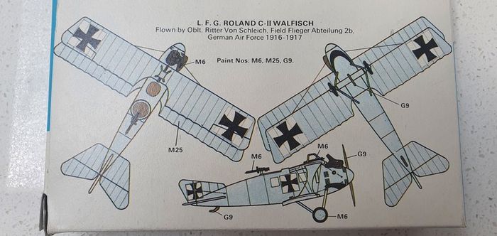 Airfix Model 1:72 scale Roland C11 Aircraft