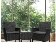 main image for ad BRAND NEW 3 Pieces Wicker Rattan Patio Outdoor Furniture Conversation Sofa Bistro Garden