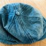 Ralph Lauren Rrl Double Denim Newsboy Flat Cap Hat Image 4
