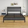 King Size Bed Frame With Storage Headboard Image 7