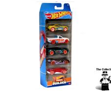 Hot Wheels Track Builder 5 Pack Assortment 1:64 Cars Brand New Sealed