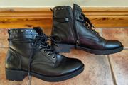 laced ankle boots, black, UK5 / EU38