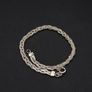 Signed 925 Sterling Silver Wheat Bracelet Image 10