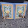2 X Victorian Hanging Mahogany Wall Panels with Brass Dragon Sconces Image 2