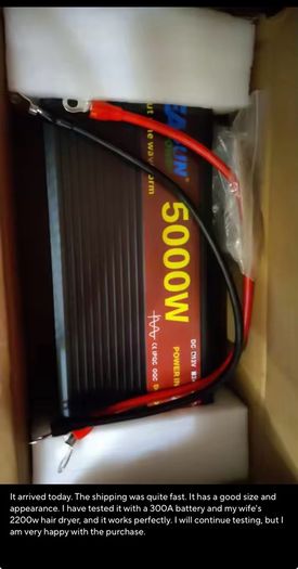 New 5000w 24v or 12v  Pure Sine Wave Power Inverter Voltage Transformer DC12V to AC 220V Converter+2 LED Display
