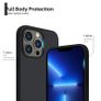 Liquid Silicone Shockproof Case For iPhone 13 Pro Luxury Soft Phone Cover Black New - FHT1IP13PLK Image 7