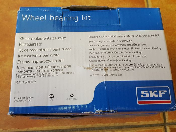 SKF Wheel Bearing Kit Front Axle.... Nissan JUKE LEAF QASHQAI  X-trail  RENAULT Koleos