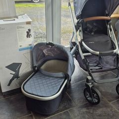 Uppababy vista travel system, highchair, carrier