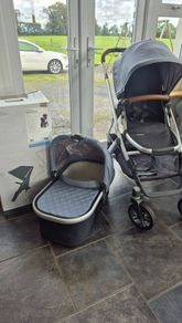 Uppababy vista travel system, highchair, carrier