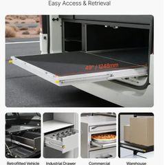 Heavy duty drawer slides 48 inch