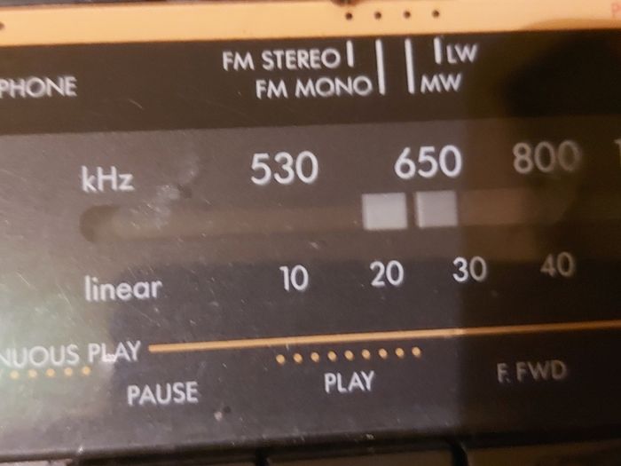 Vintage Philips AW 709205 Portable Dual Cassette Radio Boombox Era 1980s, in excellent condition and everything working perfect