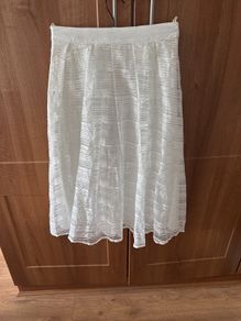 Stunning Midi White Bridal Skirt