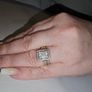 9ct gold, 0.40ct Diamond ring set Image 4