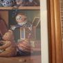 Vintage Raymond Campbell Teddy Bear Picture/ Solid Pine Frame, AV Image 9