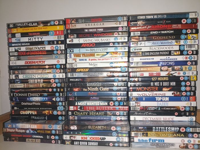 DVD Movie Collection  6 for 10e