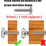 SALE | 25Pcs Crystal Door Knob, 30MM Diamond Drawer Knobs Crystal Door Handles Diamond Pulls for Home Kitchen Office Chest Cabinet Drawer Image 5