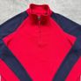 Red & Navy Mountain Warehouse Half Zip Fleece Image 3