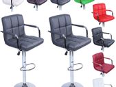 Set Of 2 Bar Stools Set Height Adjustable - Free Delivery Nationwide