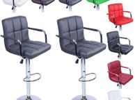 main image for ad Set Of 2 Bar Stools Set Height Adjustable - Free Delivery Nationwide
