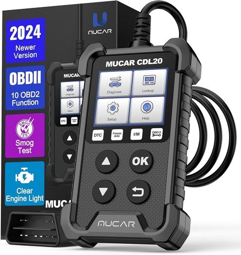 NEW SALE | Scanner Universal OBD II code reader, CDL20 OBD2/EOBD Car Fault Diagnostic Tool with Full OBD2 Functions,Code Scanner for OBDII Protocol Vehicles Black