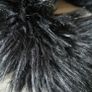 Black faux fur collar Image 3