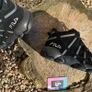 Premium FILA Mids Black Suede Grey Silver Image 3