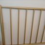 Kave home beautiful golden metal headboard Image 2