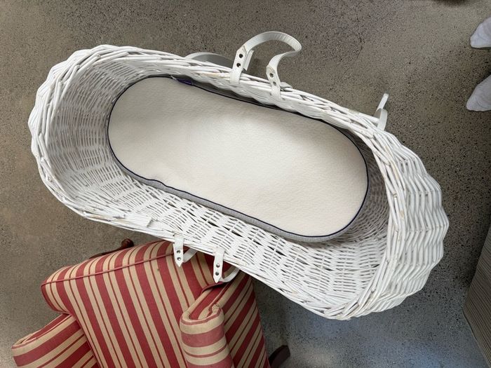 moses basket and stand