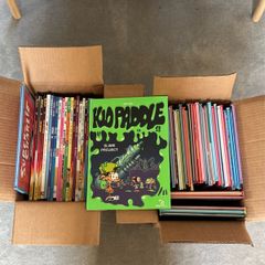 Bundle 55 Franco-Belgian Comics (French) Kid Paddle, Nelson, Les Profs & More