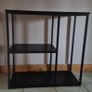 Black console unit with shelves Image 3