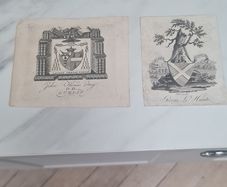 Antique book plates