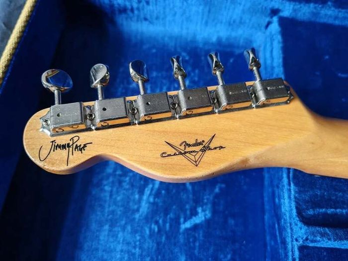Fender Custom Shop Jimmy Page Signature 1959 "Mirror" Telecaster Journeyman Relic White Blonde (Delivery available)