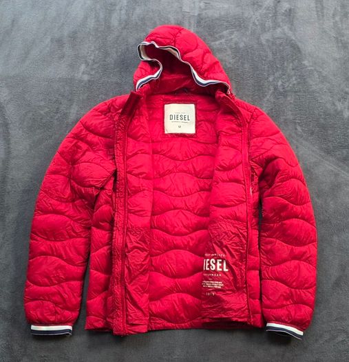 Diesel Wave Quilted Jacket Mens Medium