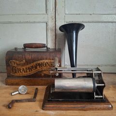 Antique Columbia Type QA Cylinder Graphophone