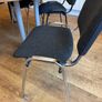 Stackable Conference Meeting Chairs Black and Blue Available Image 2