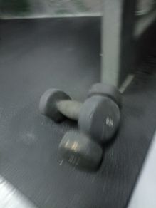 Two 3kg dumbbells