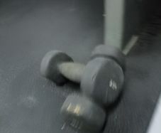 Two 3kg dumbbells