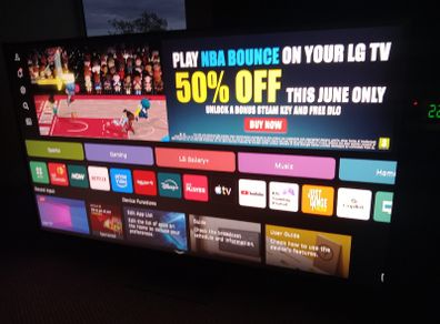 65 LG Qned 4k HDR smart tv