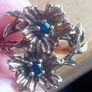 9ct gold sapphire ring size M Image 3