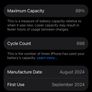 iphone 16 pro 256 sim free green - battery health 89% Image 5